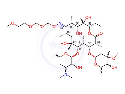 Chemical structure of Roxithromycin Impurity G