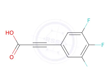Chemical structure of 3-(3,4,5-Trifluorophenyl)propiolic acid