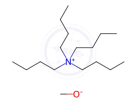 Chemical structure of TETRABUTYLAMMONIUM METHOXIDE