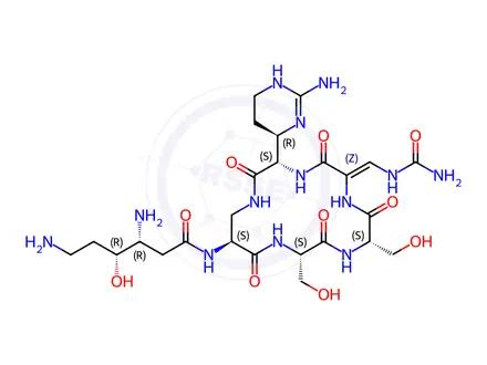 Chemical structure of Enviomycin