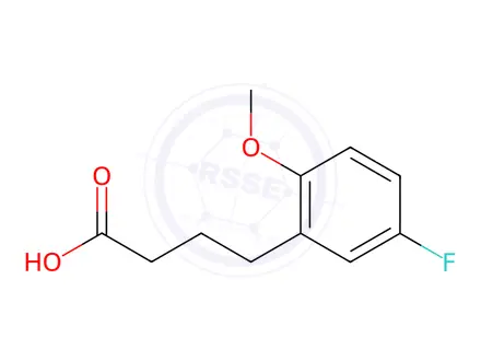 Chemical structure of 4-(5-Fluoro-2-methoxyphenyl)butanoic acid