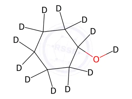 Chemical structure of Cyclohexanol-d12