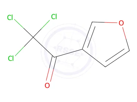 Chemical structure of 2,2,2-Trichloro-1-(furan-3-yl)ethan-1-one