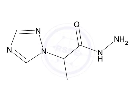 Chemical structure of 2-(1H-1,2,4-Triazol-1-yl)propanehydrazide