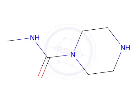Chemical structure of N-methylpiperazine-1-carboxamide