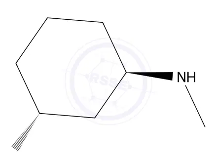 Chemical structure of (1R,3R)-3-Methylamino-cyclohexanol