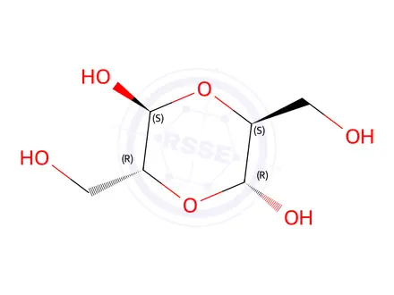 Chemical structure of 3,6-Dihydroxy-1,4-dioxane-2,5-dimethanol