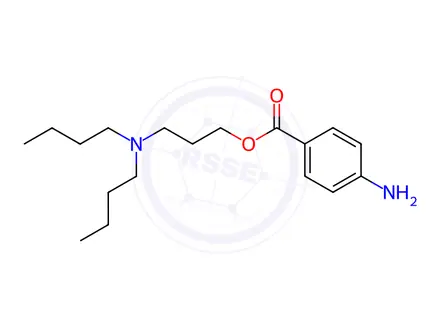 Chemical structure of Butacaine