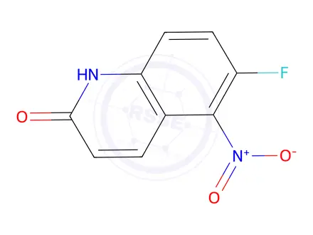 Chemical structure of 6-Fluoro-5-nitroquinolin-2(1H)-one