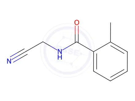 Chemical structure of N-(cyanomethyl)-2-methylbenzamide