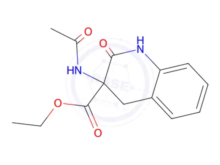 Chemical structure of Ethyl 3-Acetamido-2-Oxo-1,2,3,4-Tetrahydroquinoline-3-Carboxylate