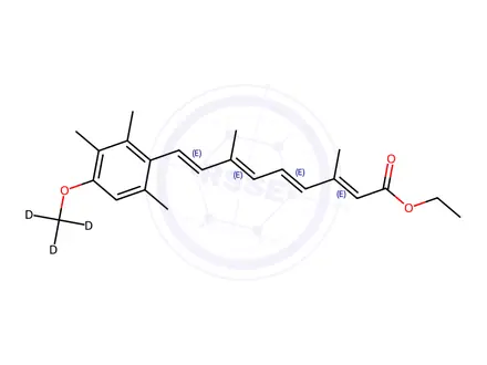 Chemical structure of Etretinate-d3