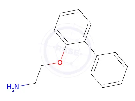 Chemical structure of 2-(biphenyl-2-yloxy)ethanamine