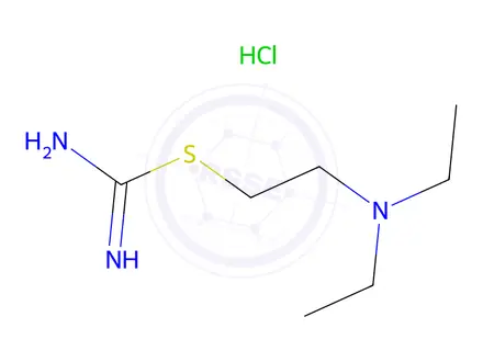 Chemical structure of 2-(DIETHYLAMINO)ETHYL CARBAMIMIDOTHIOATE,HYDROCHLORIDE