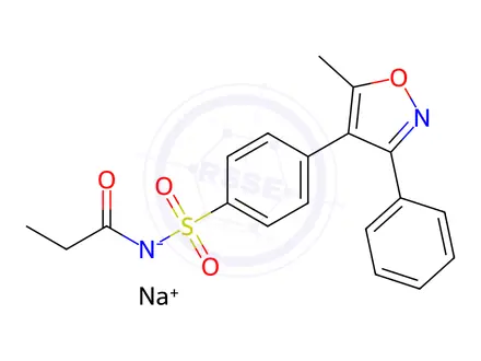 Chemical structure of Parecoxib Sodium Salt