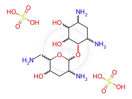 Chemical structure of Nebramine Disulfate
