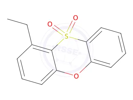 Chemical structure of 1-ethylphenoxathiin 10,10-dioxide