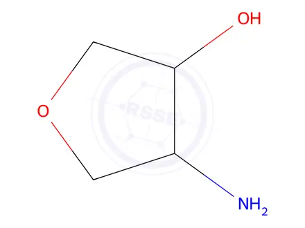 Chemical structure of (3R-cis)-4-Aminotetrahydro-3-furanol