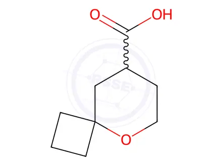 Chemical structure of 5-Oxaspiro[3.5]nonane-8-carboxylic acid