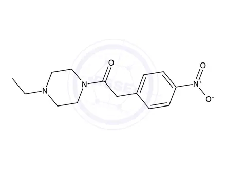 Chemical structure of 1-(4-Ethylpiperazin-1-yl)-2-(4-nitrophenyl)ethanone