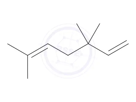 Chemical structure of 3,3,6-Trimethyl-1,5-heptadiene