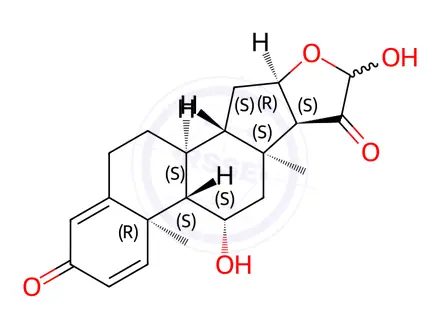 Chemical structure of Prednisolone Impurity 160