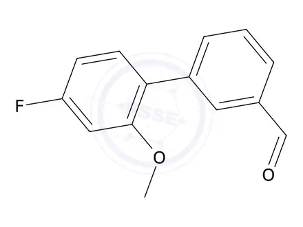 Chemical structure of 4'-Fluoro-2'-methoxybiphenyl-3-carbaldehyde