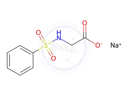 Chemical structure of Phenylsulfonylaminoacetic acid sodium salt