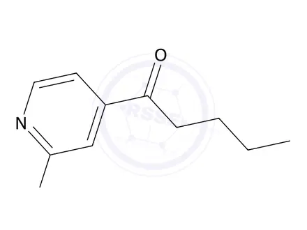 Chemical structure of 2-Chloro-4-valerylpyridine