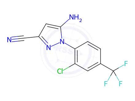 Chemical structure of Fipronil Impurity 5