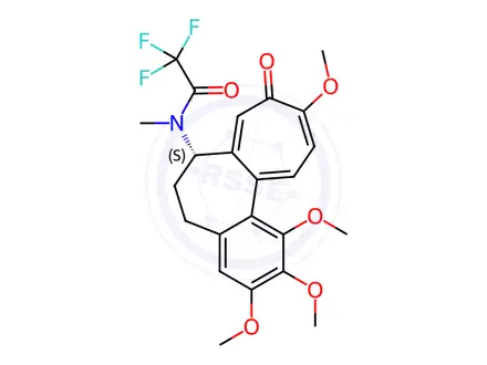 Chemical structure of N-Trifluoroacetyl-N-methyl-deacetylcolchicine
