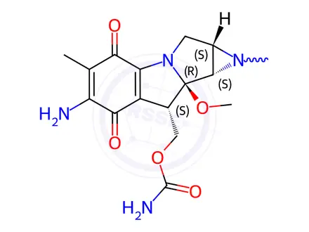 Chemical structure of Porfiromycin
