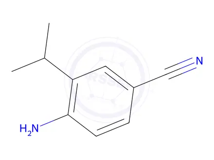 Chemical structure of 4-Cyano-2-isopropylaniline hydrochloride