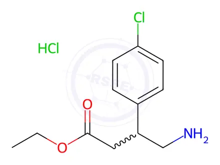 Chemical structure of Baclofen Impurity 14 HCl