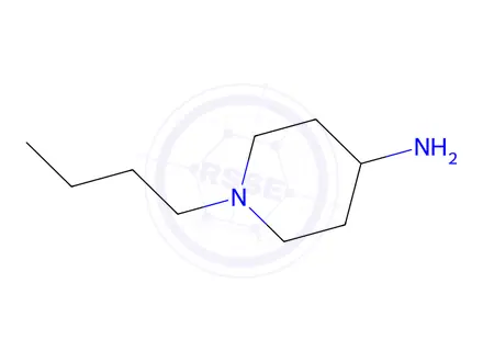 Chemical structure of 1-butylpiperidin-4-amine