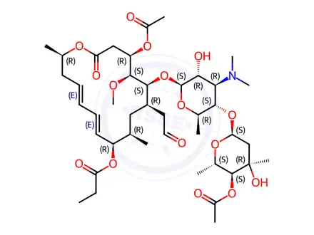 Chemical structure of Josamycin Impurity 2 (Josamycin Propionate EP Impurity A)