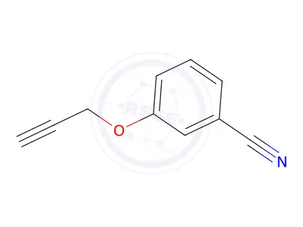Chemical structure of 3-(Prop-2-yn-1-yloxy)benzonitrile