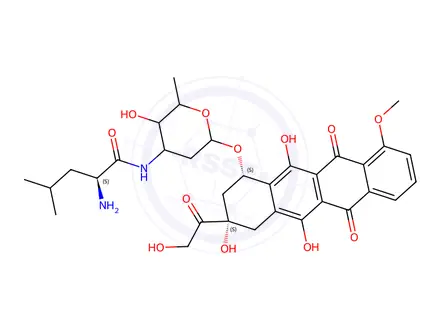 Chemical structure of Leurubicin
