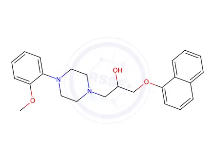 Chemical structure of Naftopidil