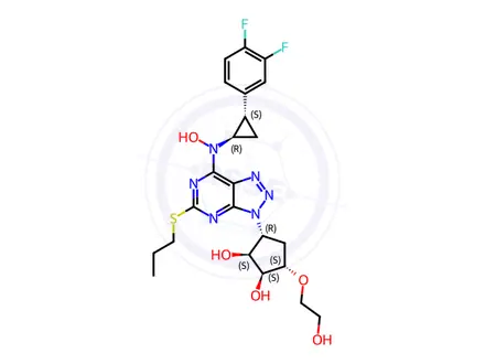 Chemical structure of N-Hydroxy Ticagrelor