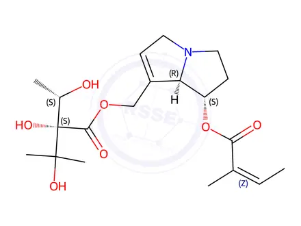 Chemical structure of Heliosupine