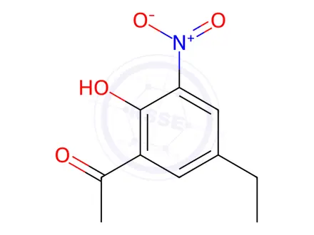 Chemical structure of 5'-Ethyl-2'-hydroxy-3'-nitroacetophenone
