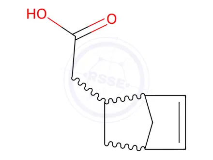 Chemical structure of 5-Norbornene-2-acetic Acid