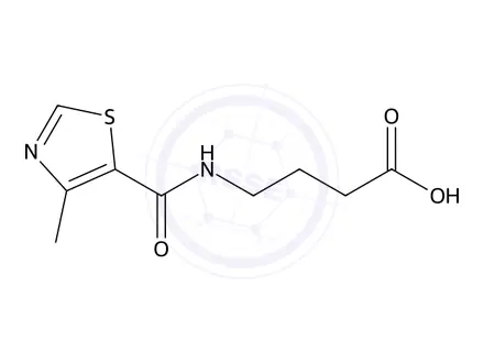 Chemical structure of 4-(4-Methylthiazole-5-carboxamido)butanoic acid