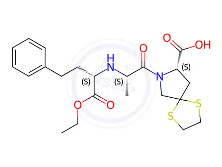 Chemical structure of Spirapril