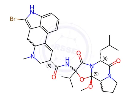 Chemical structure of Bromocriptine-Impurity G