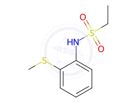 Chemical structure of N-(2-(methylthio)phenyl)ethanesulfonamide