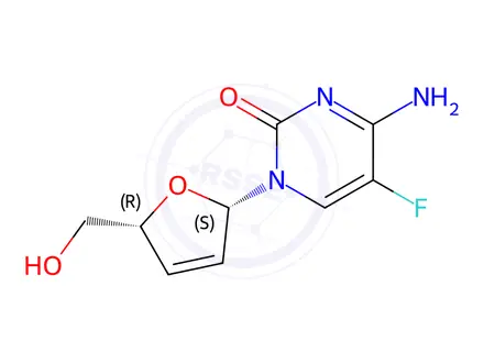 Chemical structure of Elvucitabine