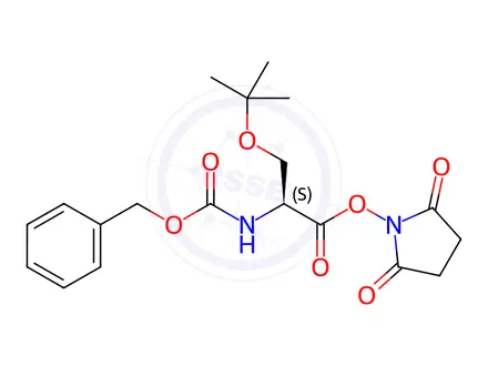 Chemical structure of Z-Ser(TBU)-OSU