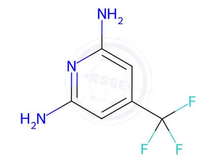 Chemical structure of 4-Trifluoromethylpyridine-2,6-diamine